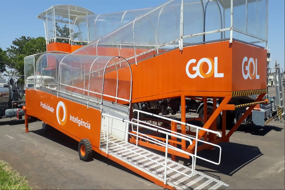 GOL INAUGURA RAMPA DE IBILIDADE PARA EMBARQUE E DESEMBARQUE EM PRESIDENTE PRUDENTE